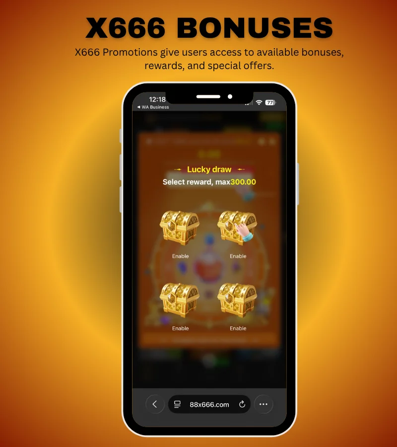 X666 BONUSES