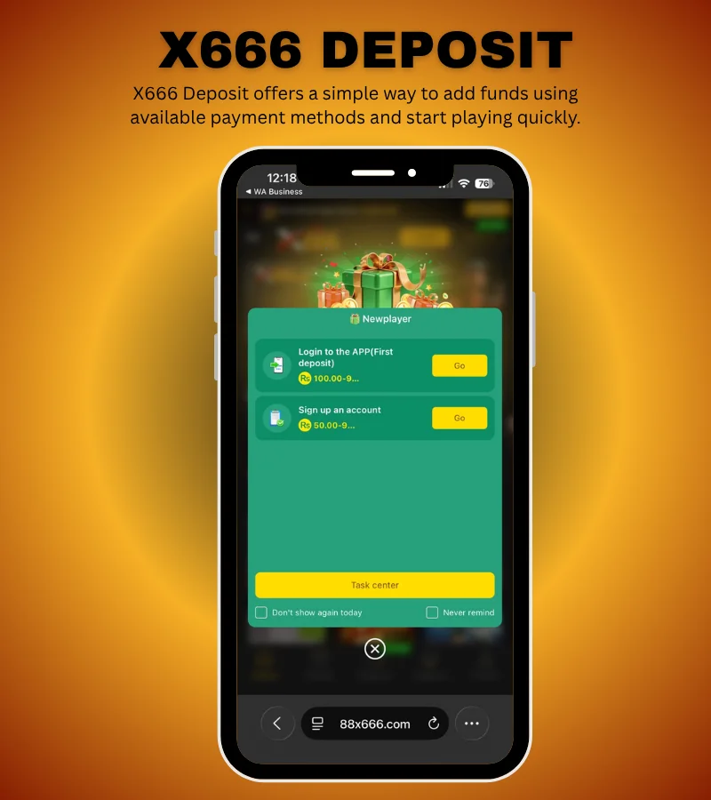 X666 DEPOSIT